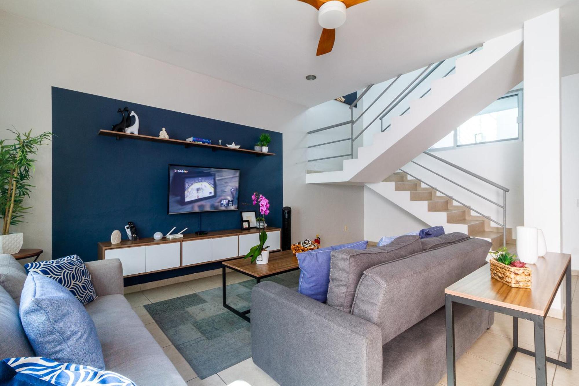 Casa Azul Turquesa Excelente Ubicacion Facturamos Villa Guadalajara Luaran gambar